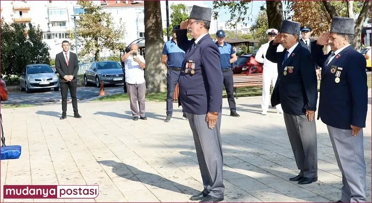 19 Eylül Gaziler Günü Mudanya'da Kutlandı.