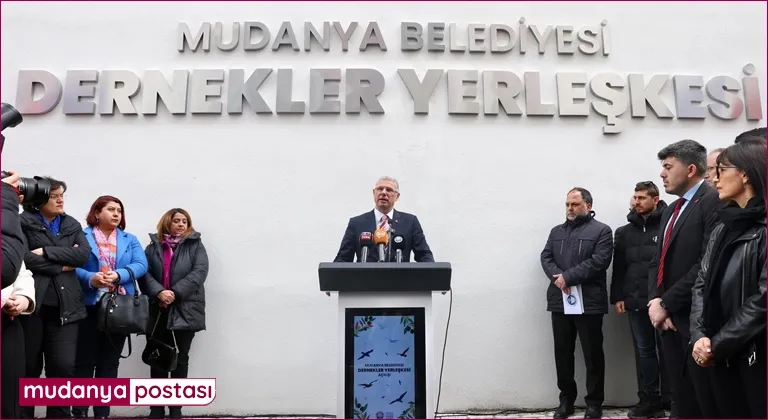 Mudanya Dernekler Yerleşkesi açıldı.